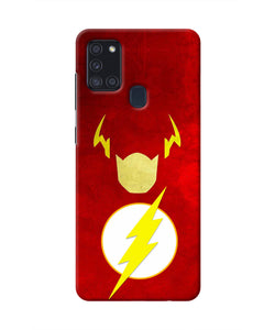 Flash Character Samsung A21s Real 4D Back Cover