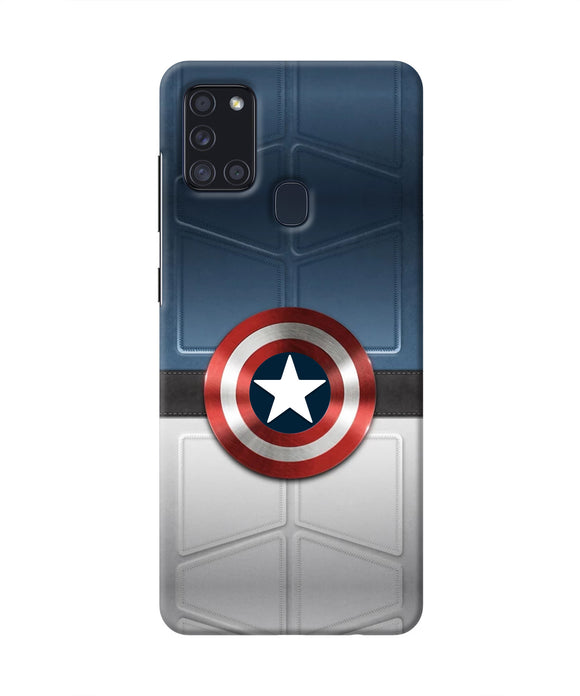 Captain America Suit Samsung A21s Real 4D Back Cover