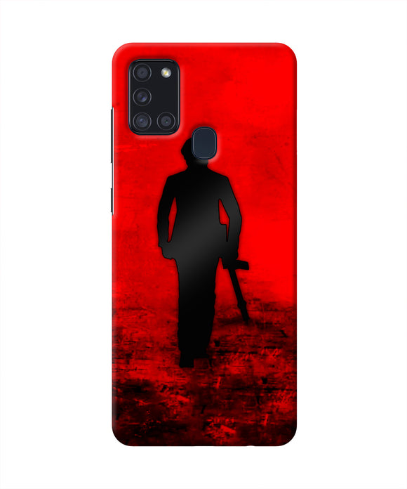 Rocky Bhai with Gun Samsung A21s Real 4D Back Cover