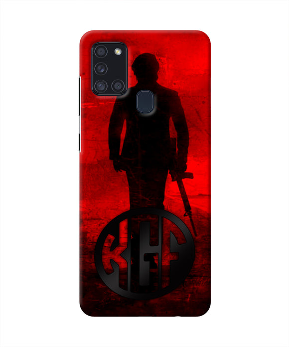 Rocky Bhai K G F Chapter 2 Logo Samsung A21s Real 4D Back Cover