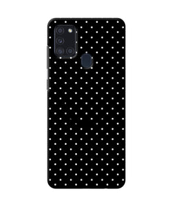White Dots Samsung A21s Pop Case