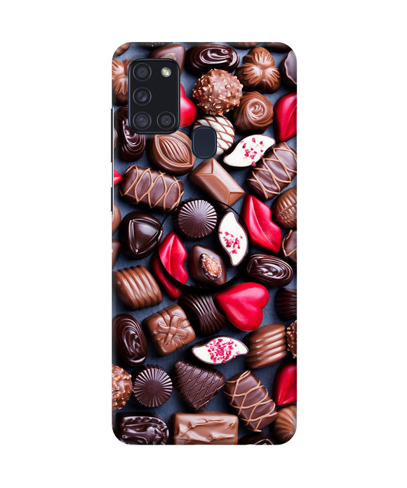 Chocolates Samsung A21s Pop Case