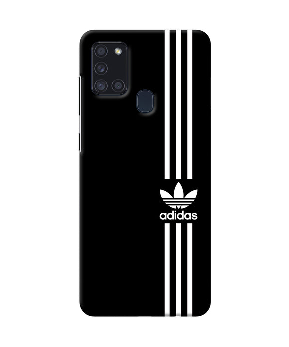 Adidas Strips Logo Samsung A21s Back Cover