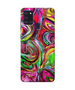 Abstract Colorful Ink Samsung A21s Back Cover