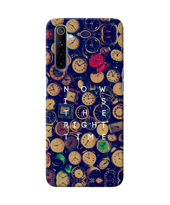 Now Is The Right Time Quote Realme 6 / 6i Back Cover