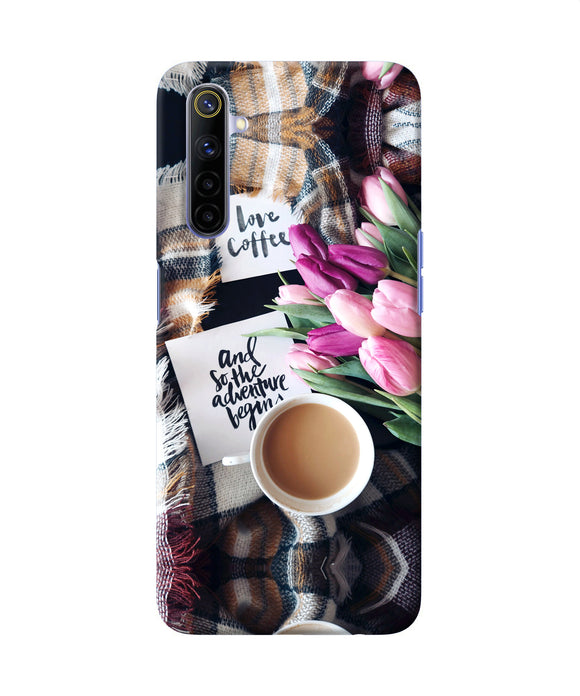 Love Coffee Quotes Realme 6 / 6i Back Cover
