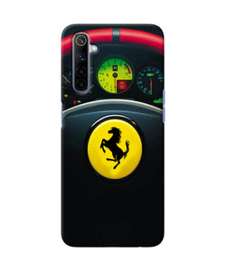 Ferrari Steeriing Wheel Realme 6/6i Real 4D Back Cover