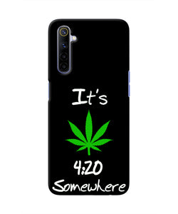 Weed Quote Realme 6/6i Real 4D Back Cover