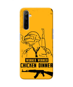 PUBG Chicken Dinner Realme 6/6i Real 4D Back Cover