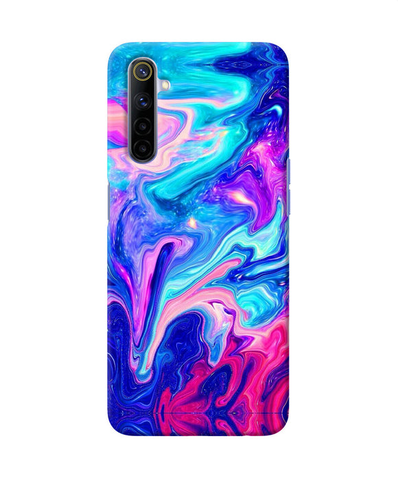 Abstract Colorful Water Realme 6 / 6i Back Cover