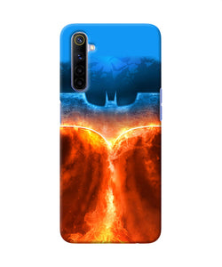 Burning Batman Logo Realme 6 / 6i Back Cover