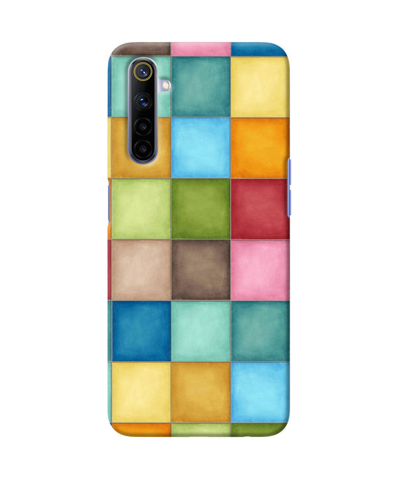 Abstract Colorful Squares Realme 6 / 6i Back Cover