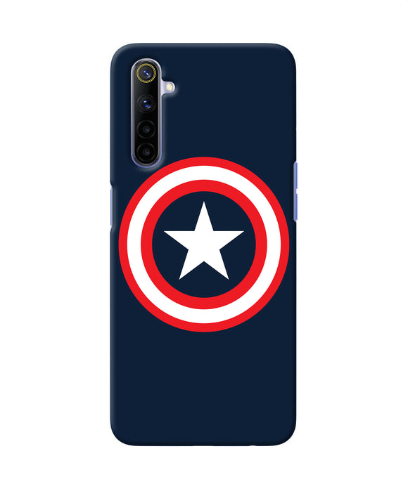 Captain America Logo Realme 6 / 6i Back Cover