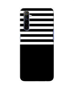 Black And White Print Realme 6 / 6i Back Cover