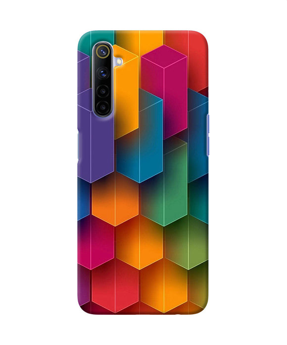 Abstract Rectangle Print Realme 6 / 6i Back Cover