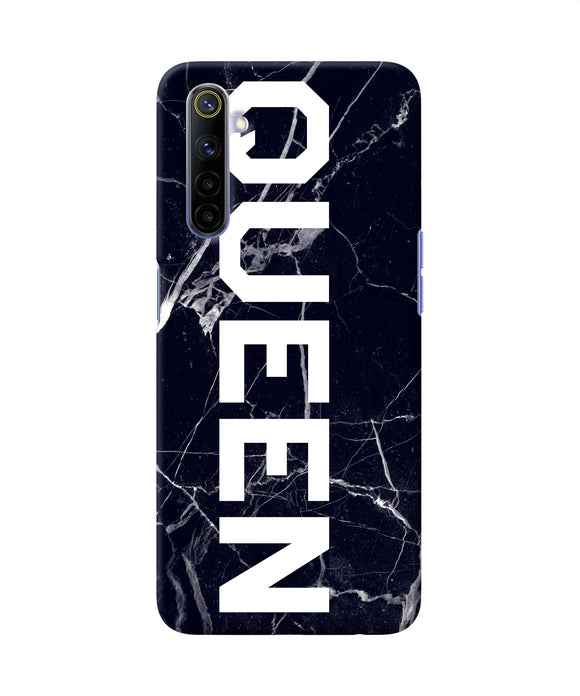 Queen Marble Text Realme 6 / 6i Back Cover