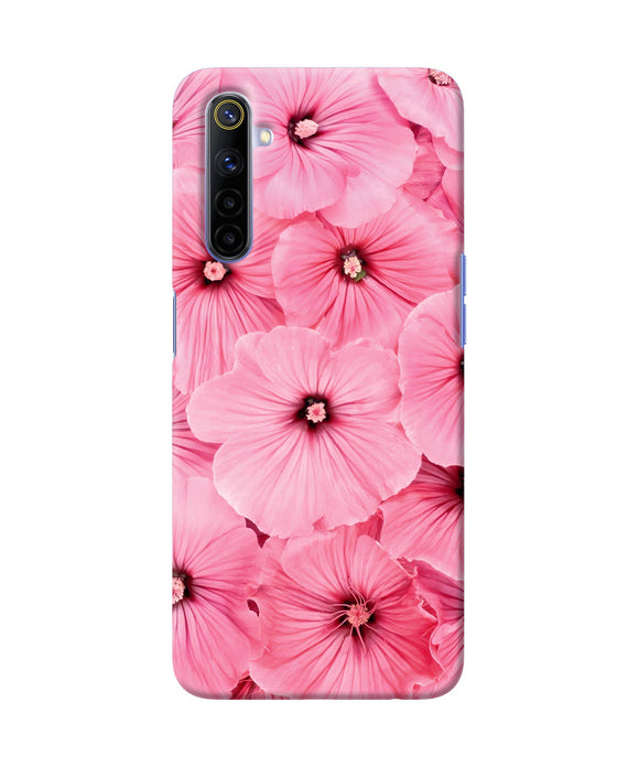 Pink Flowers Realme 6 / 6i Back Cover