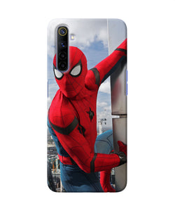 Spiderman On The Wall Realme 6 / 6i Back Cover