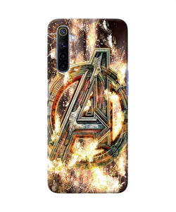 Avengers Burning Logo Realme 6 / 6i Back Cover