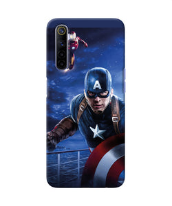 Captain With Ironman Realme 6 / 6i Back Cover