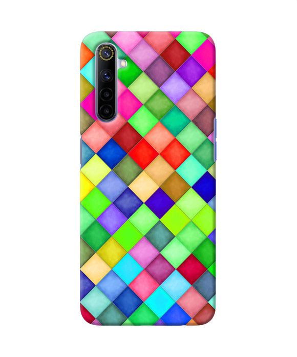 Abstract Colorful Squares Realme 6 / 6i Back Cover