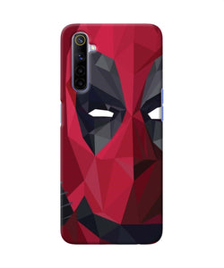 Abstract Deadpool Half Mask Realme 6 / 6i Back Cover