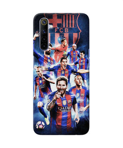 Messi Fcb Team Realme 6 / 6i Back Cover