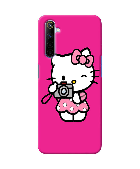 Hello Kitty Cam Pink Realme 6 / 6i Back Cover