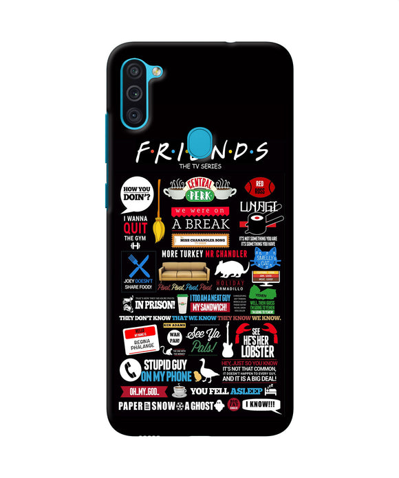 Friends Samsung M11 Back Cover