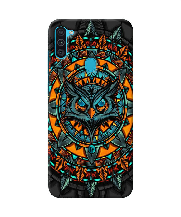 Angry Owl Art Samsung M11 Back Cover