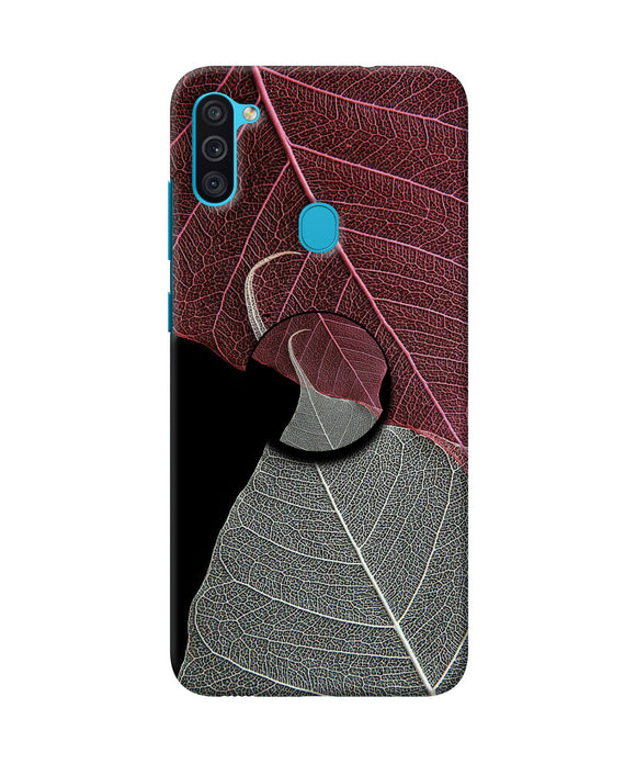 Leaf Pattern Samsung M11 Pop Case