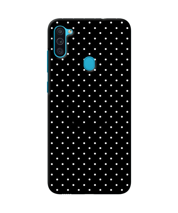 White Dots Samsung M11 Pop Case