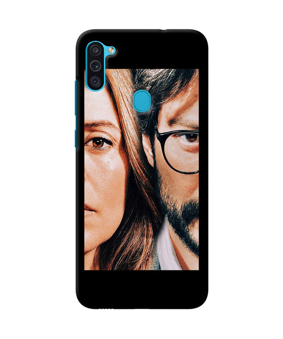 Money Heist Professor With Rachel Samsung M11 Back Cover