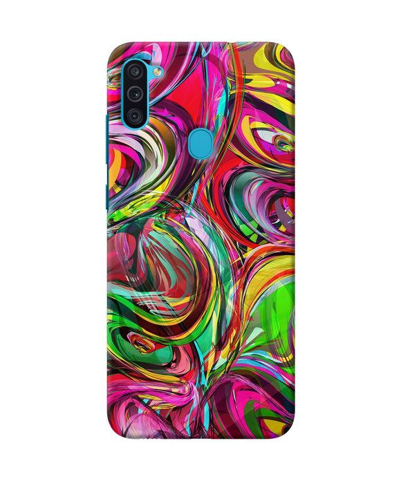 Abstract Colorful Ink Samsung M11 Back Cover