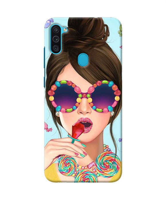 Fashion Girl Samsung M11 Back Cover