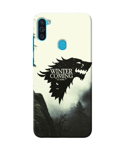 Winter Coming Stark Samsung M11 Back Cover