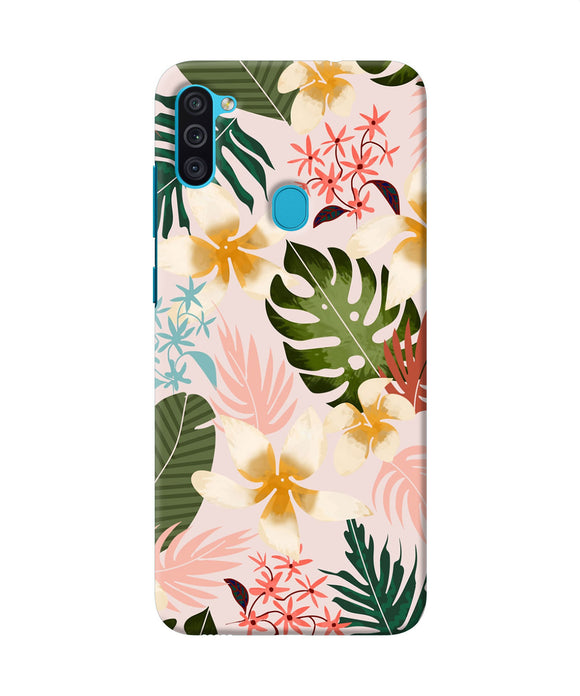 Leaf Print Samsung M11 Back Cover