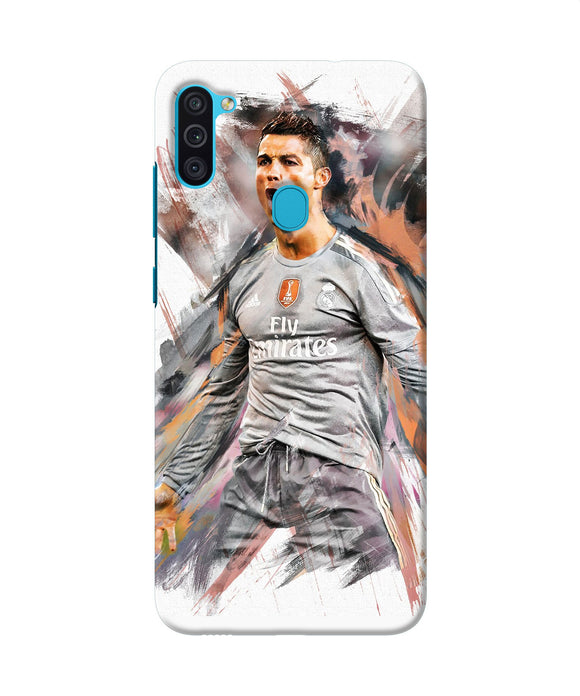 Ronaldo Poster Samsung M11 Back Cover