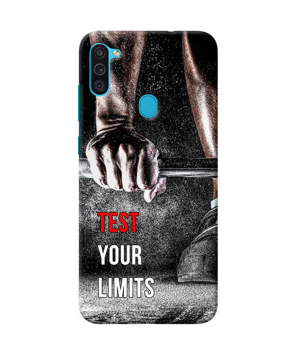 Test Your Limit Quote Samsung M11 Back Cover