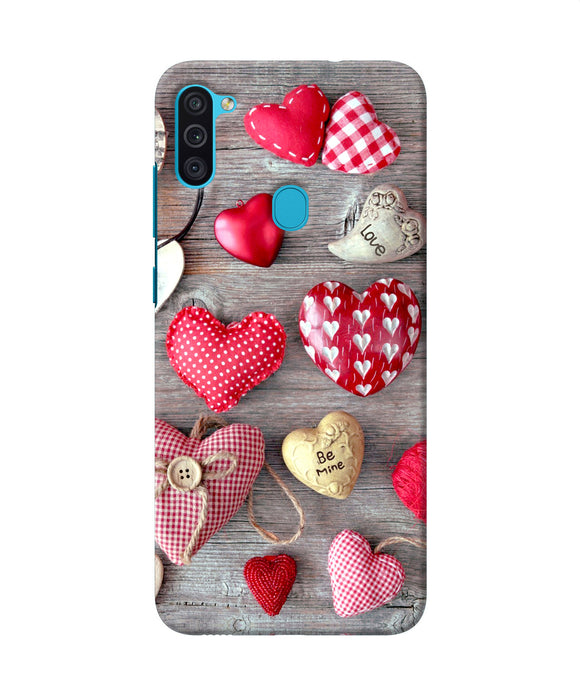 Heart Gifts Samsung M11 Back Cover