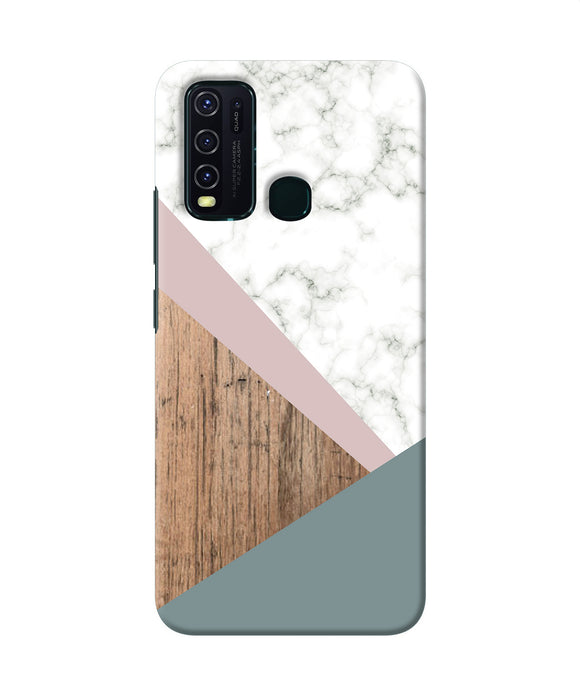 Marble Wood Abstract Vivo Y30 / Y50 Back Cover