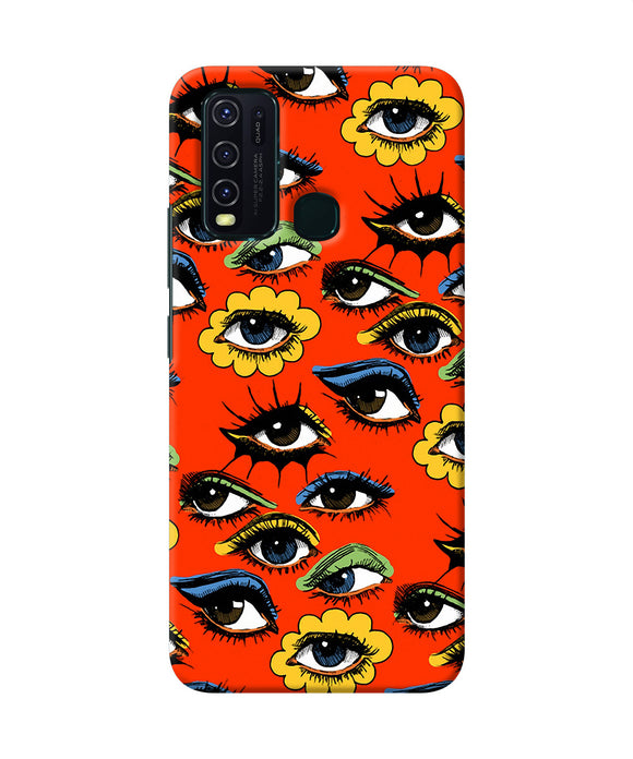 Abstract Eyes Pattern Vivo Y30 / Y50 Back Cover