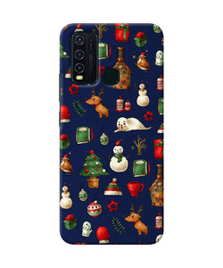 Canvas Christmas Print Vivo Y30 / Y50 Back Cover