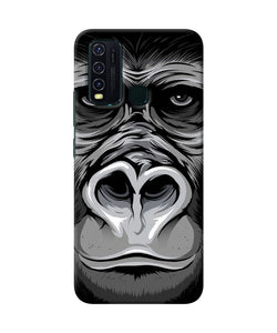 Black Chimpanzee Vivo Y30 / Y50 Back Cover