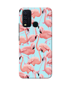 Abstract Sheer Bird Print Vivo Y30 / Y50 Back Cover