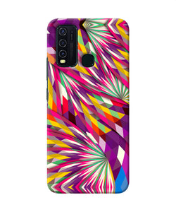 Abstract Colorful Print Vivo Y30 / Y50 Back Cover