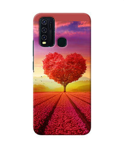 Natural Heart Tree Vivo Y30 / Y50 Back Cover