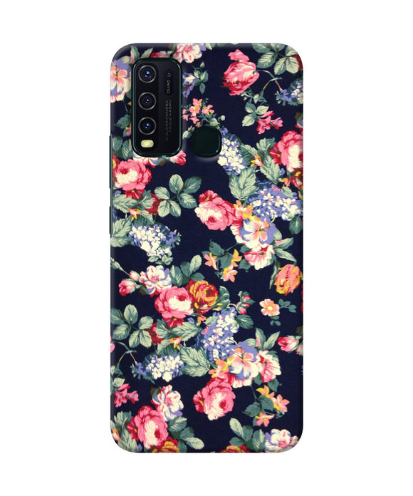 Natural Flower Print Vivo Y30 / Y50 Back Cover