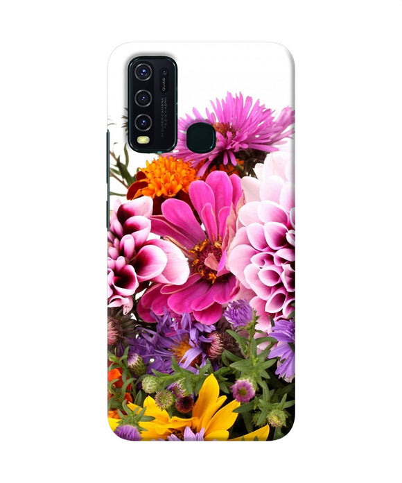 Natural Flowers Vivo Y30 / Y50 Back Cover