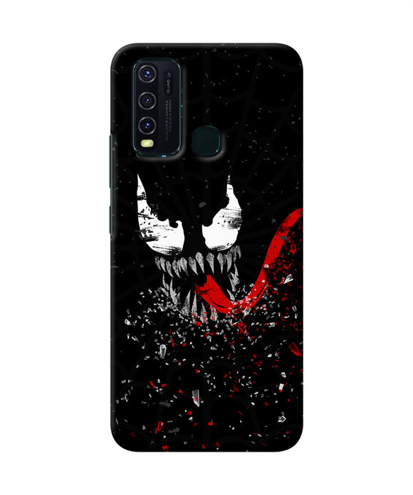 Venom Black Poster Vivo Y30 / Y50 Back Cover